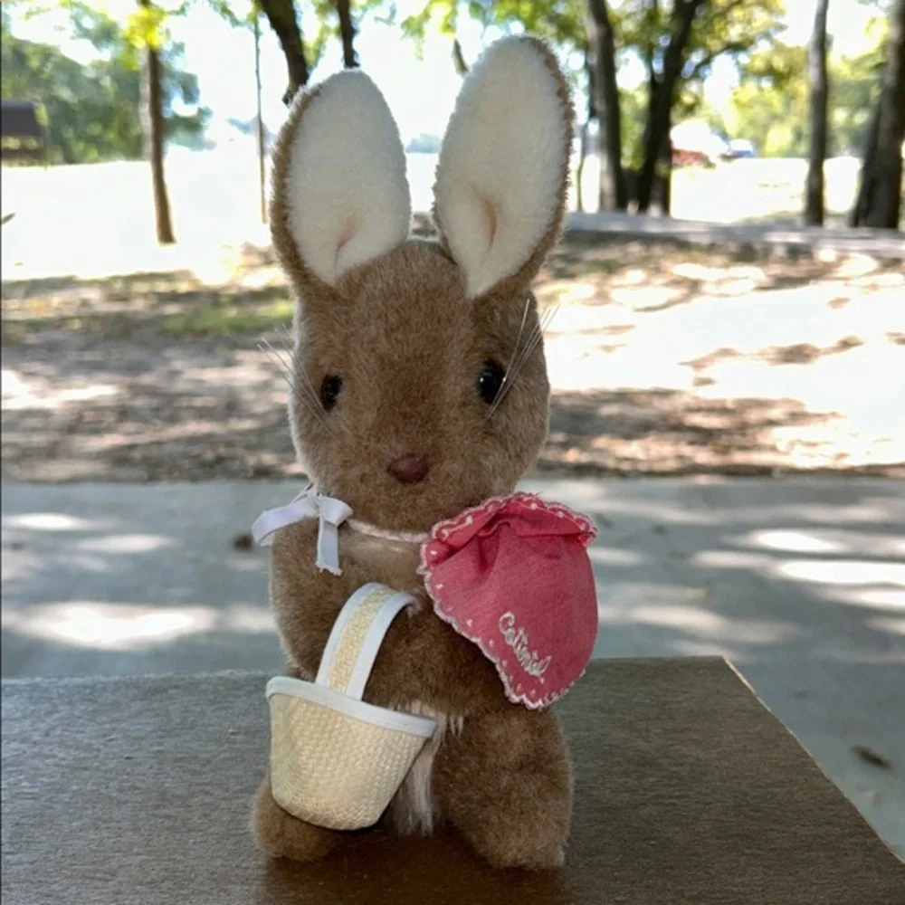 Peter Rabbit Beatrix Potter Cottontail Bunny Eden Brown Plush Stuffed Animal Toy